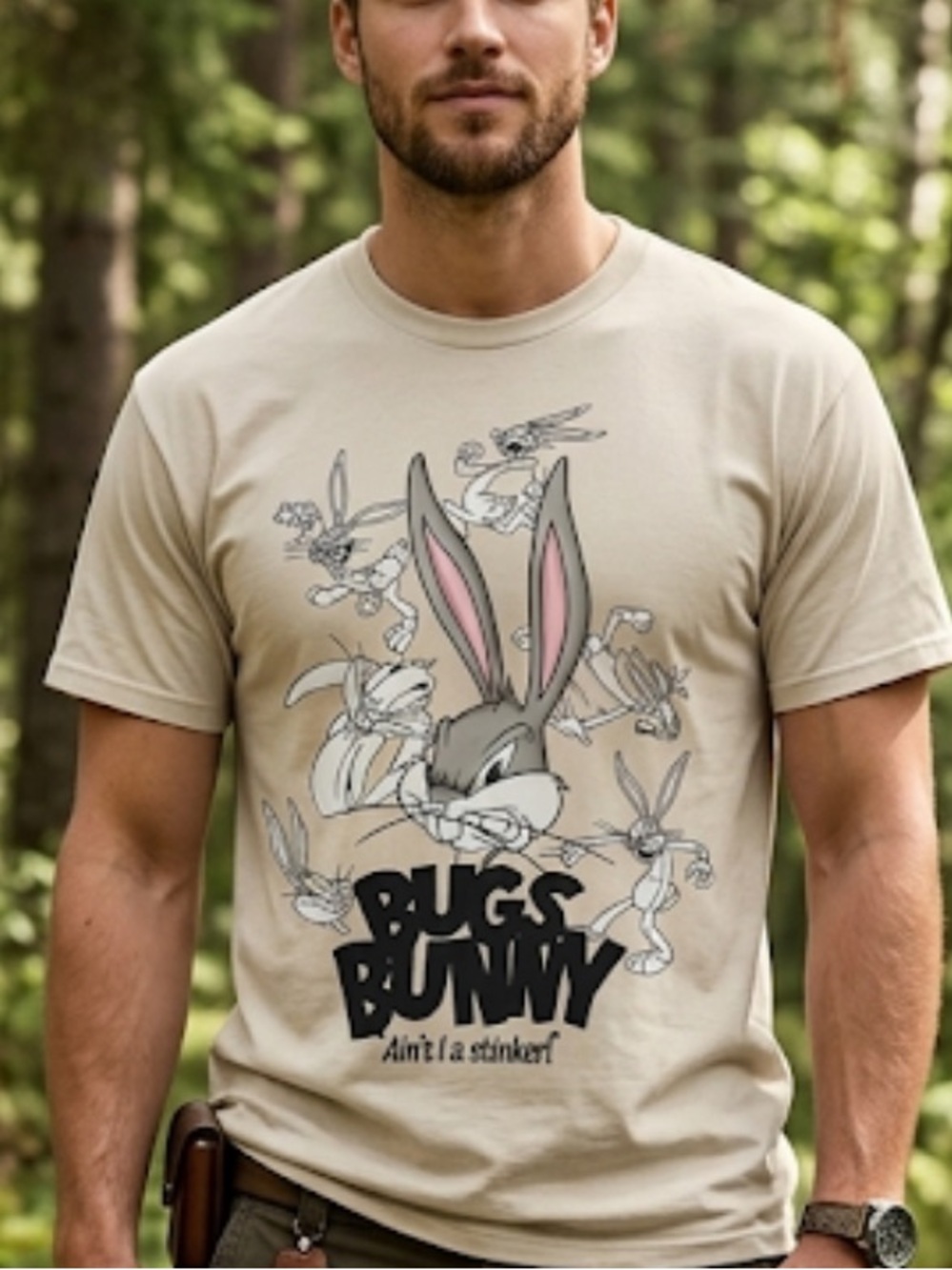 Bugs Bunny Looney Tunes CVLA Shirt Men’s Size XL